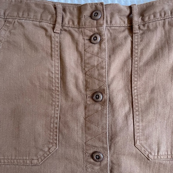 Gap button front midi skirt, sz 6 - Picture 2 of 5